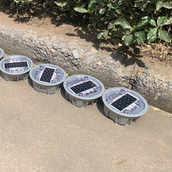 White Solar road stud reflectors company For Park